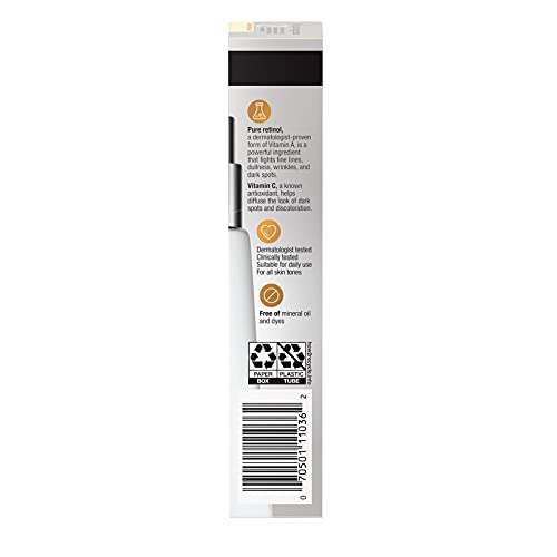 Neutrogena Rapid Tone Repair Retinol + Vitamin C Dark Spot Corrector Face Serum, Daily Anti-Wrinkle Dark Spot Corrector to Brighten & Even Tone, Mineral-Oil & Dye-Free, White in Pakistan