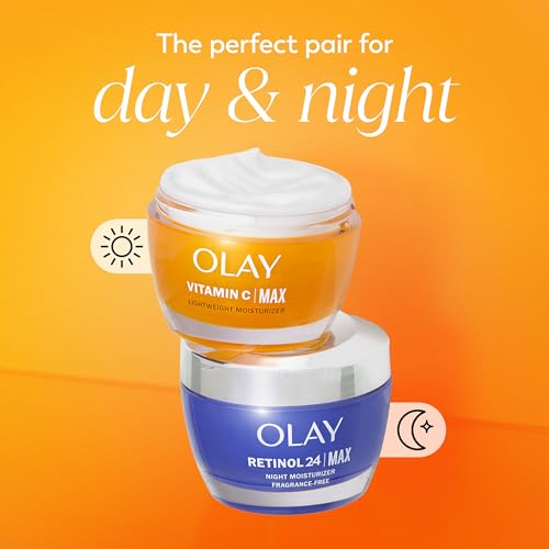 Olay Vitamin C MAX Face Moisturizer, Brightening Cream for Women, Hydrating, Evens Tone, Dark Spot & Hyperpigmentation Reduction, Glowing Skin Care - Niaciniamide, Peptides in Pakistan