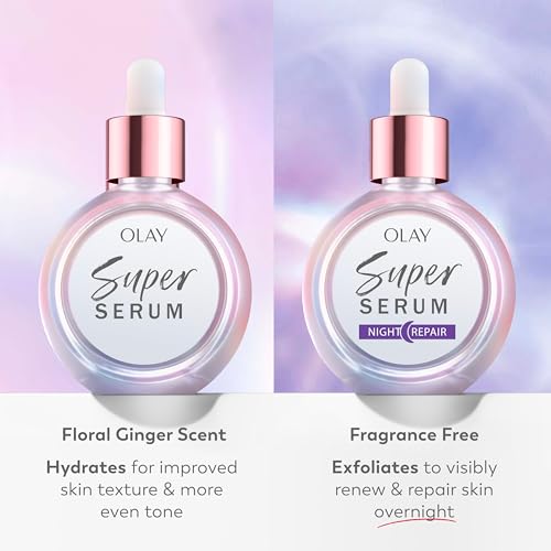 Olay Super Serum - Niacinamide, Vitamin C & E, Collagen Peptide, AHA - 5-in-1 Skin Care Benefits for Face - Healthy Glow, Brightening, Hydrating, Smoothing, Firming, Evens Tone, Anti-Aging in Pakistan