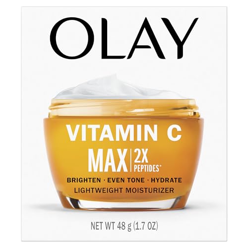 Olay Vitamin C MAX Face Moisturizer, Brightening Cream for Women, Hydrating, Evens Tone, Dark Spot & Hyperpigmentation Reduction, Glowing Skin Care - Niaciniamide, Peptides in Pakistan
