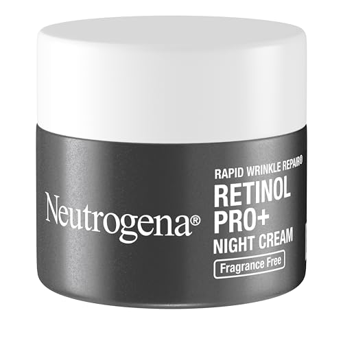 Neutrogena Retinol Pro+ Anti-Wrinkle Night Moisturizer, Rapid Wrinkle Repair, Anti-Aging Face & Neck Cream, Formulated without fragrance, parabens, dyes, & phthalates, Retinol in Pakistan