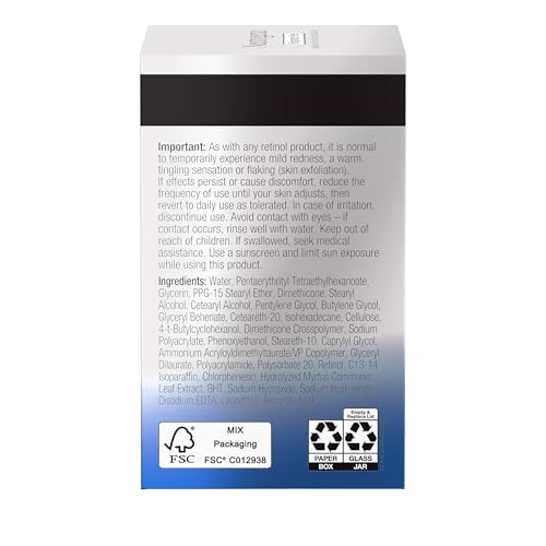 Neutrogena Retinol Pro+ Anti-Wrinkle Night Moisturizer, Rapid Wrinkle Repair, Anti-Aging Face & Neck Cream, Formulated without fragrance, parabens, dyes, & phthalates, Retinol in Pakistan