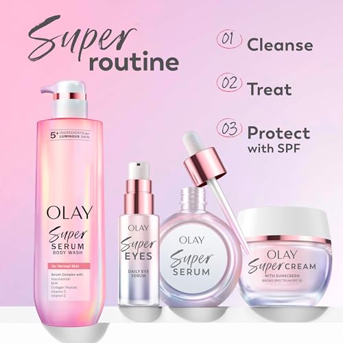 Olay Super Cream with Sunscreen SPF 30, Lightweight Face Moisturizer with Sun Protection, 5-in-1 Skin Care Benefits - Hydrating, Brightening, Firming - Niacinamide, Vitamin C, Collagen Peptide in Pakistan