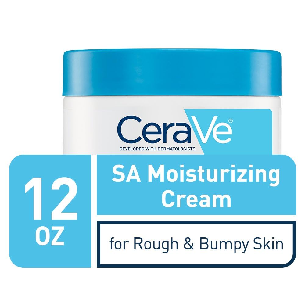 CeraVe Moisturizing Cream with Salicylic Acid, Exfoliating Body Cream with Lactic & Hyaluronic Acid, Niacinamide, and Ceramides, Fragrance Free & Allergy Tested in Pakistan