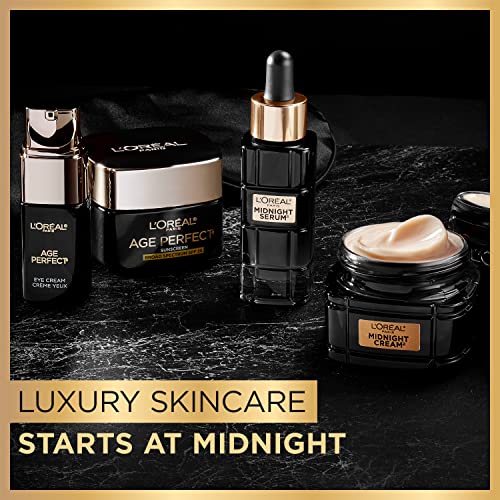 L'Oreal Paris Age Perfect Anti-Aging Midnight Face Serum, Reduce Wrinkles 1oz + Eye Cream Sample in Pakistan