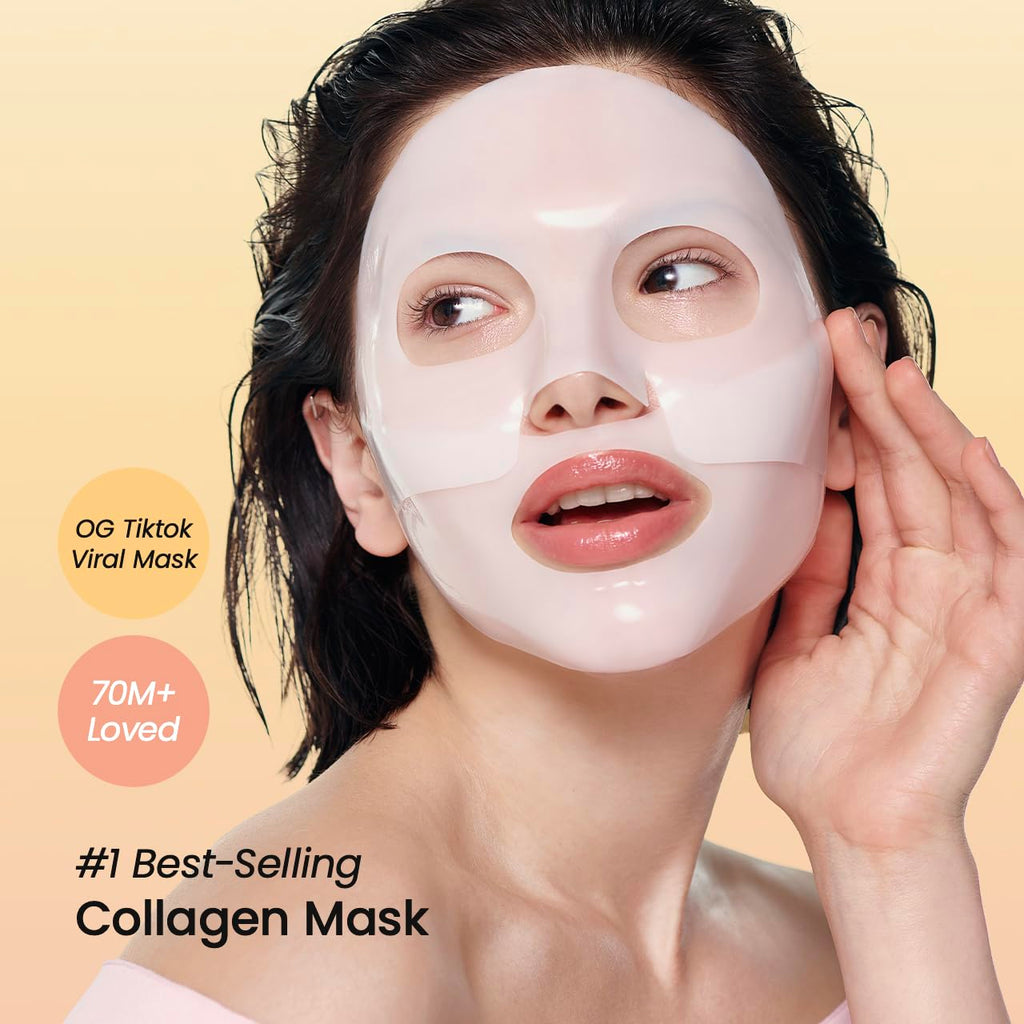 BIODANCE Bio-Collagen Real Deep Mask, Hydrating Overnight Hydrogel Mask, Pore Minimizing, Elasticity, Plumping Improvement, Korean Skincare, Stocking Stuffers for Teen Girls in Pakistan