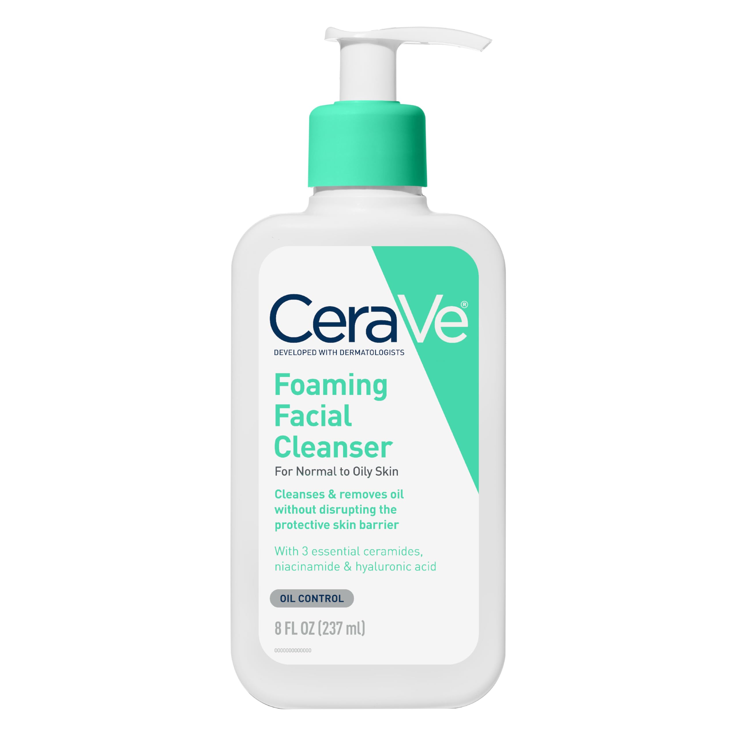 CeraVe Foaming Facial Cleanser, Daily Face Wash for Oily Skin, Hyaluronic Acid + Ceramides + Niacinamide, Fragrance Free & Paraben Free, Non-Drying Oil Control Face Wash in Pakistan