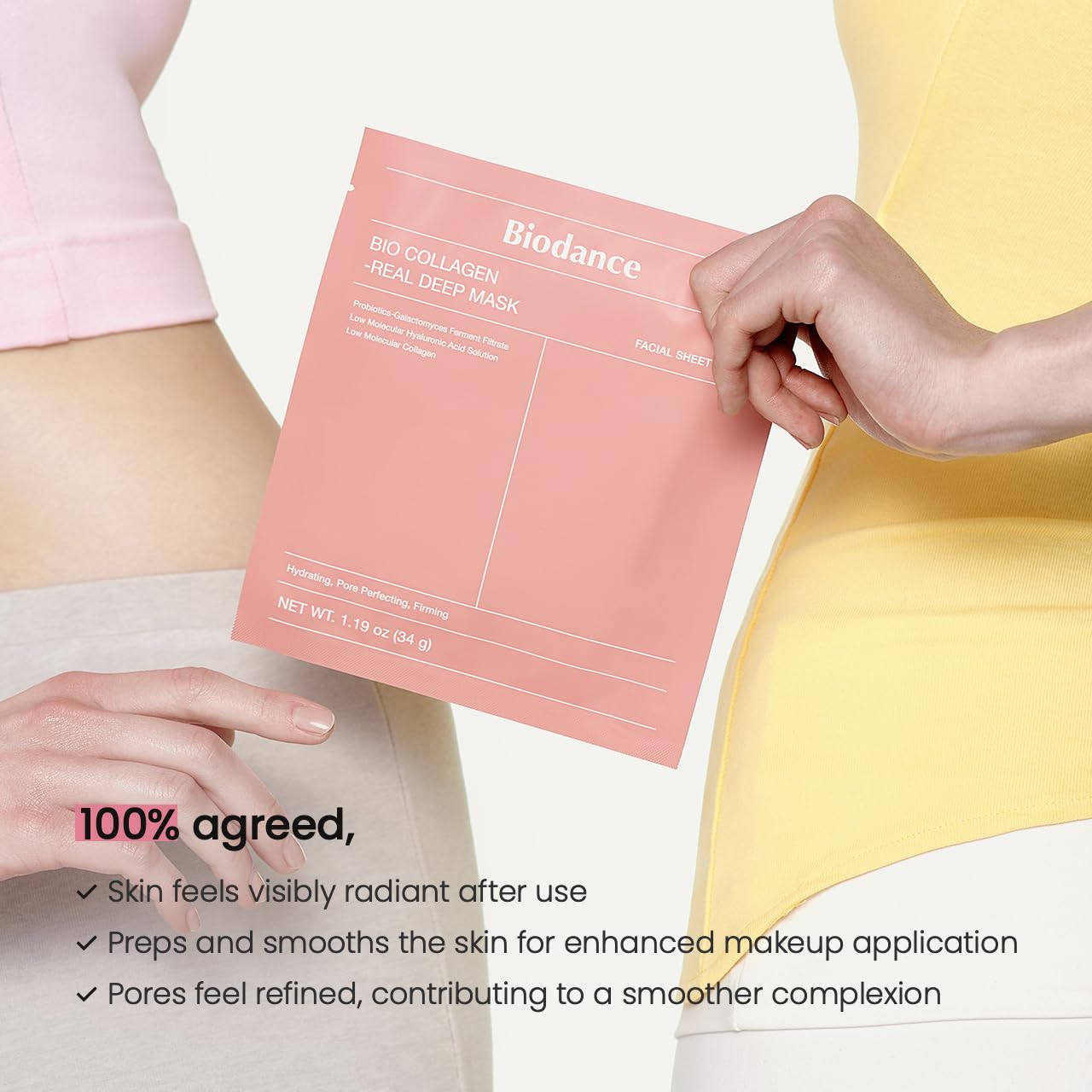 BIODANCE Bio-Collagen Real Deep Mask, Hydrating Overnight Hydrogel Mask, Pore Minimizing, Elasticity, Plumping Improvement, Korean Skincare, Stocking Stuffers for Teen Girls in Pakistan