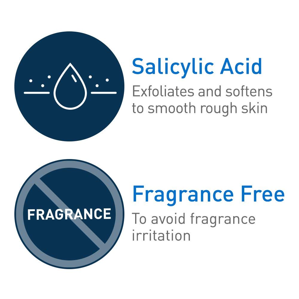 CeraVe Moisturizing Cream with Salicylic Acid, Exfoliating Body Cream with Lactic & Hyaluronic Acid, Niacinamide, and Ceramides, Fragrance Free & Allergy Tested in Pakistan