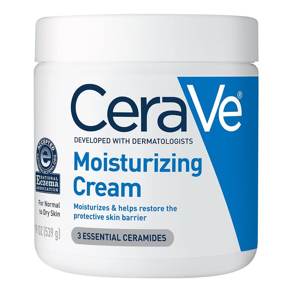 CeraVe Moisturizing Cream, Body and Face Moisturizer for Dry Skin, Body Cream with Hyaluronic Acid and Ceramides, Daily Moisturizer, Oil-Free, Fragrance Free, Non-Comedogenic in Pakistan