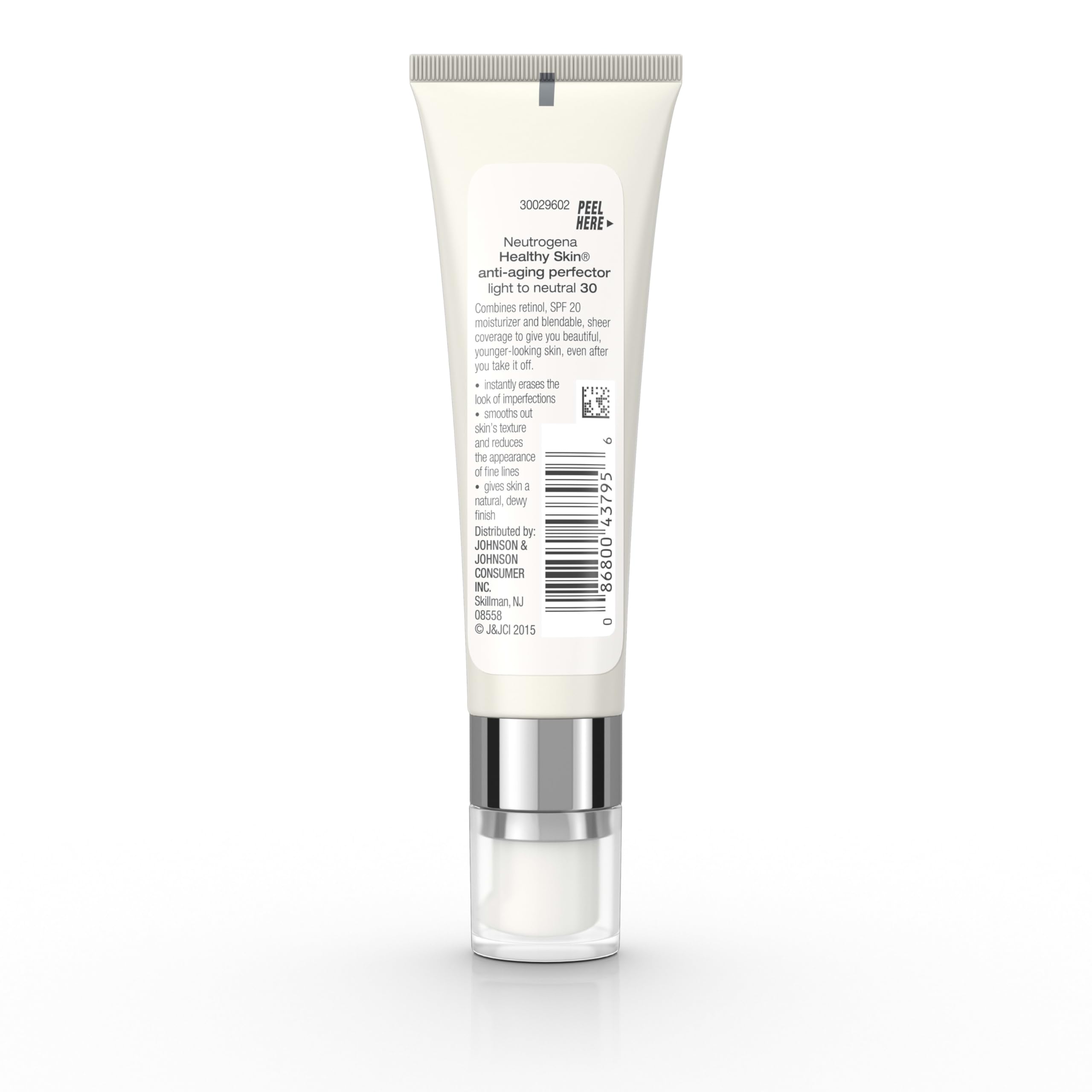Neutrogena Retinol Treatment & Tinted Facial Moisturizer, Healthy Skin Anti-Aging Perfector, Broad Spectrum SPF 20 Sunscreen & Titanium Dioxide, Blendable Sheer Coverage, 30 Light to Neutral in Pakistan