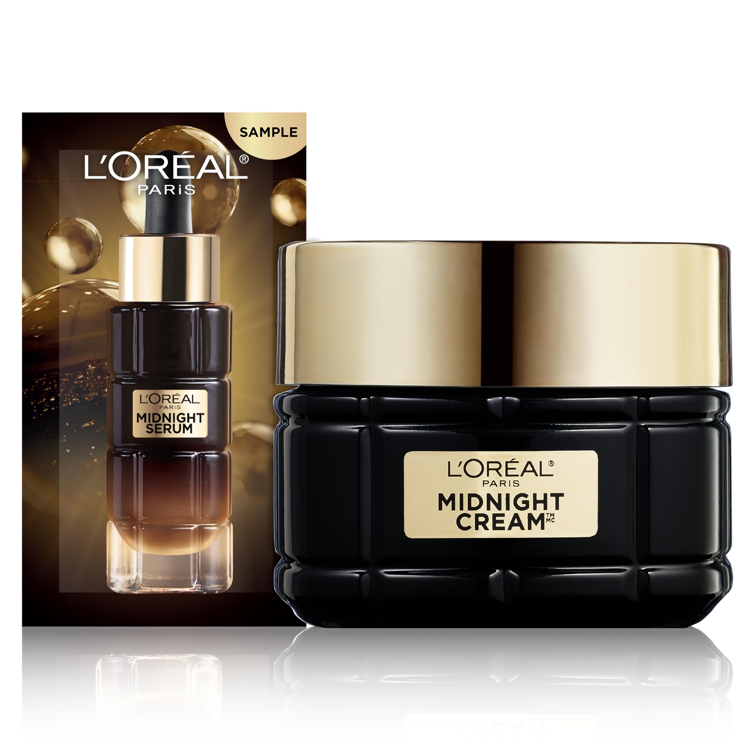 L'Oreal Paris Age Perfect Anti-Aging Midnight Cream, Face Moisturizer to Reduce Wrinkles and Firm Skin, 1.7oz + Serum Sample in Pakistan