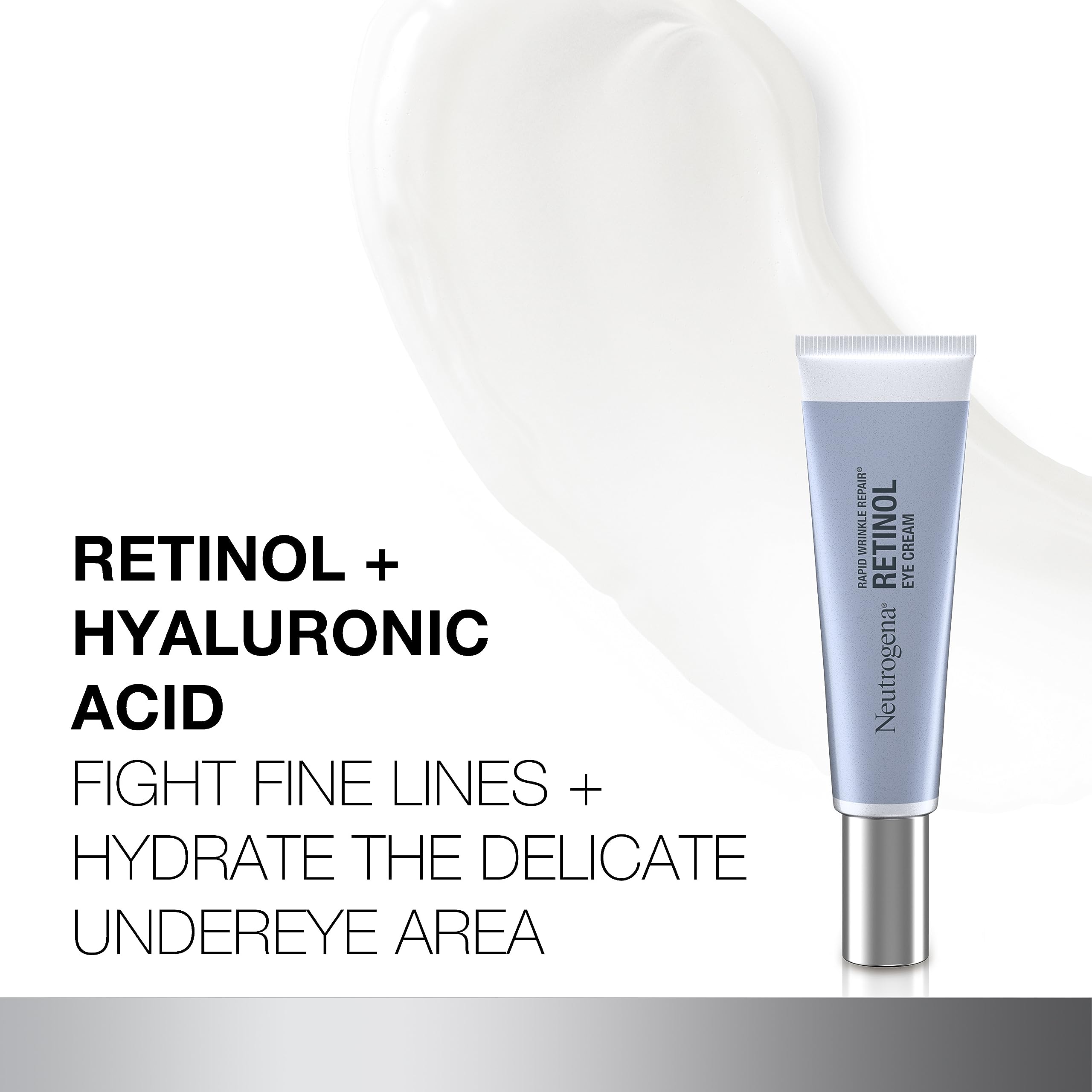 Neutrogena Rapid Wrinkle Repair Retinol Eye Cream for Dark Circles, Daily Anti-Aging Under Eye Cream with Retinol & Hyaluronic Acid to Fight Fine Lines, Wrinkles, & Dark Spots in Pakistan