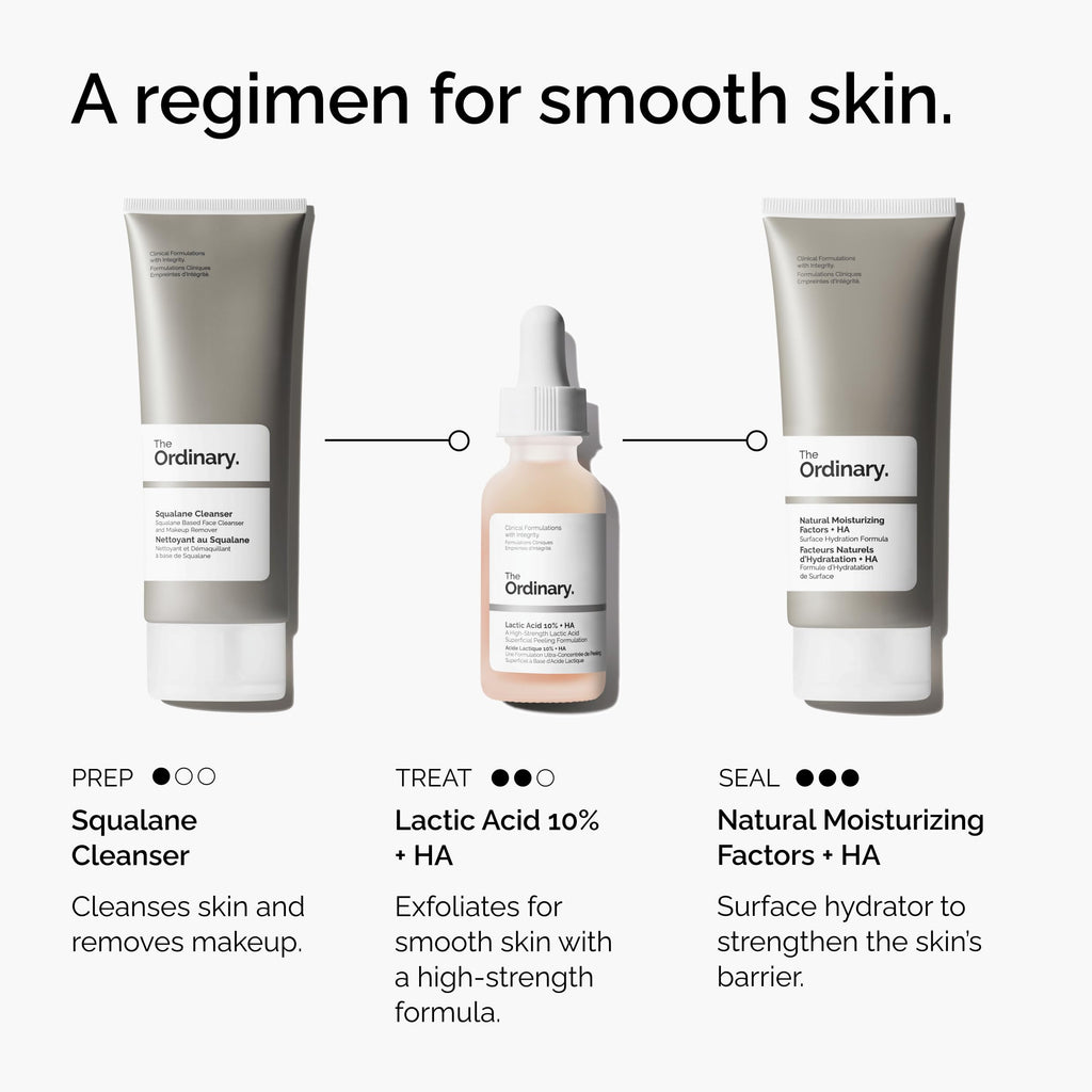 The Ordinary Lactic Acid 10% + Hyaluronic Acid 2%, High-Strength Exfoliating Serum for Smoother, Brighter Skin in Pakistan