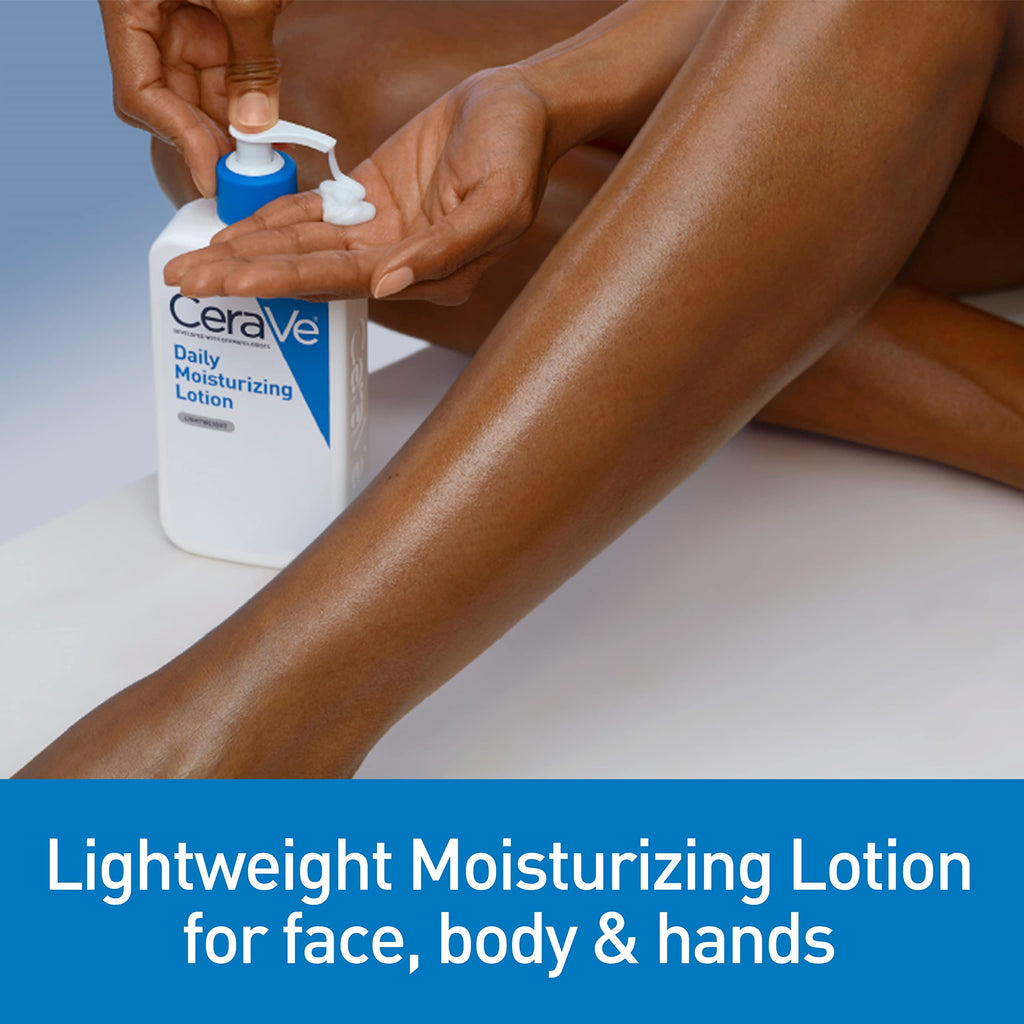 CeraVe Daily Moisturizing Lotion for Dry Skin, Body Lotion & Face Moisturizer with Hyaluronic Acid and Ceramides, Daily Moisturizer, Fragrance Free, Oil-Free in Pakistan