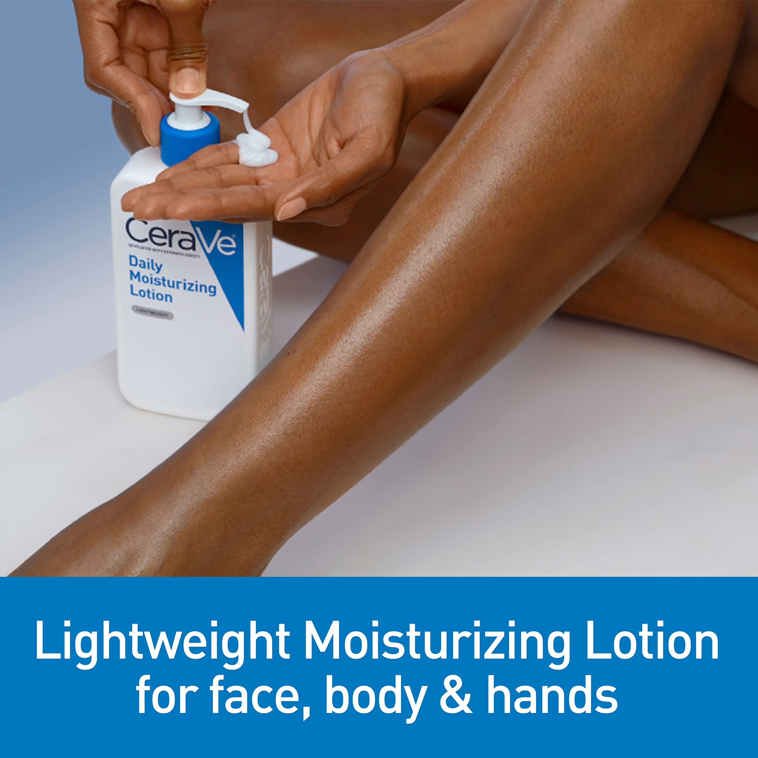 CeraVe Daily Moisturizing Lotion for Dry Skin, Body Lotion & Face Moisturizer with Hyaluronic Acid and Ceramides, Daily Moisturizer, Fragrance Free, Oil-Free in Pakistan