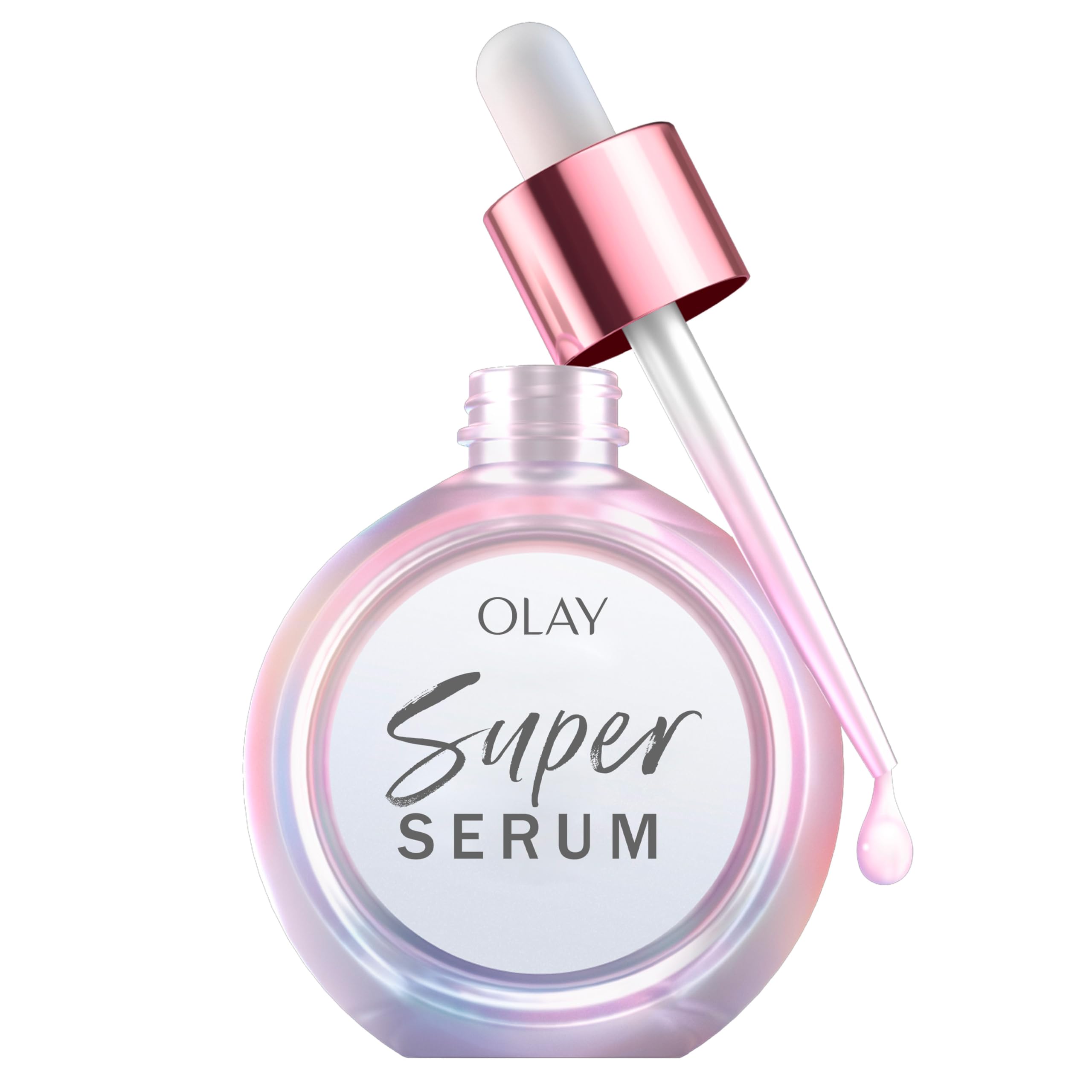 Olay Super Serum - Niacinamide, Vitamin C & E, Collagen Peptide, AHA - 5-in-1 Skin Care Benefits for Face - Healthy Glow, Brightening, Hydrating, Smoothing, Firming, Evens Tone, Anti-Aging in Pakistan