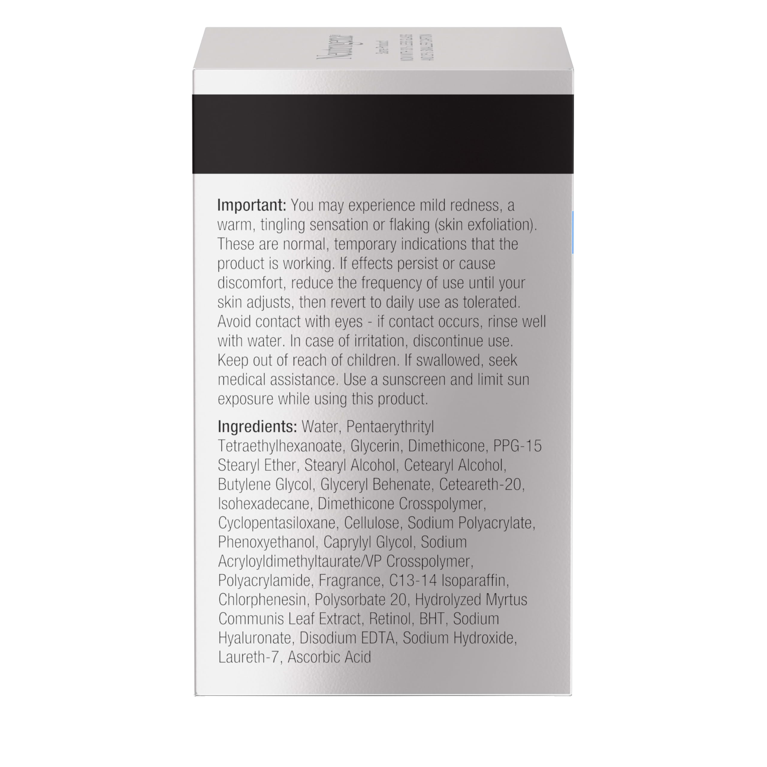 Neutrogena Rapid Wrinkle Repair Retinol Face Moisturizer, Daily Anti-Aging Face Cream with Retinol & Hyaluronic Acid to Fight Fine Lines, Wrinkles, & Dark Spots in Pakistan