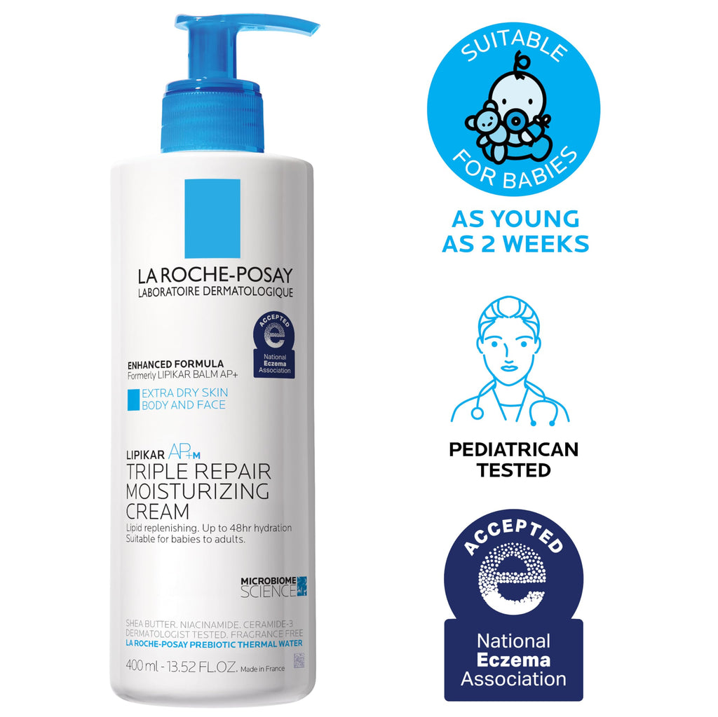 La Roche-Posay Lipikar Skin Care Set, Triple Repair Moisturizing Cream & Foaming Cleansing Oil, Body Lotion & Cleanser Formulated with Shea Butter, Long Lasitng Hydration, Fragrance Free in Pakistan