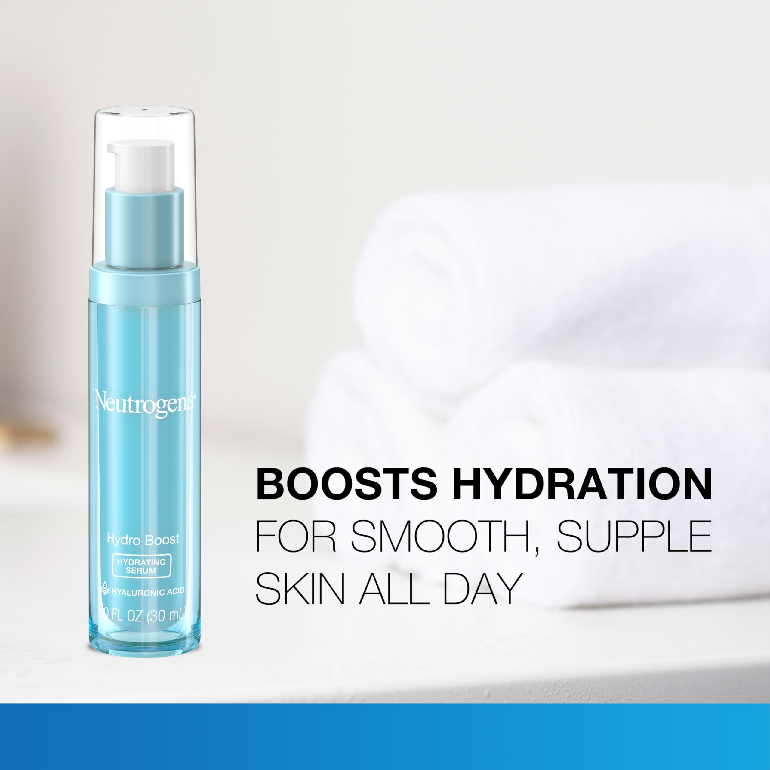 Neutrogena Hydro Boost Hydrating Hyaluronic Acid Serum, Hydrating Face Moisturizer For Dry Skin, Oil-Free Non-Comedogenic Moisturizer in Pakistan