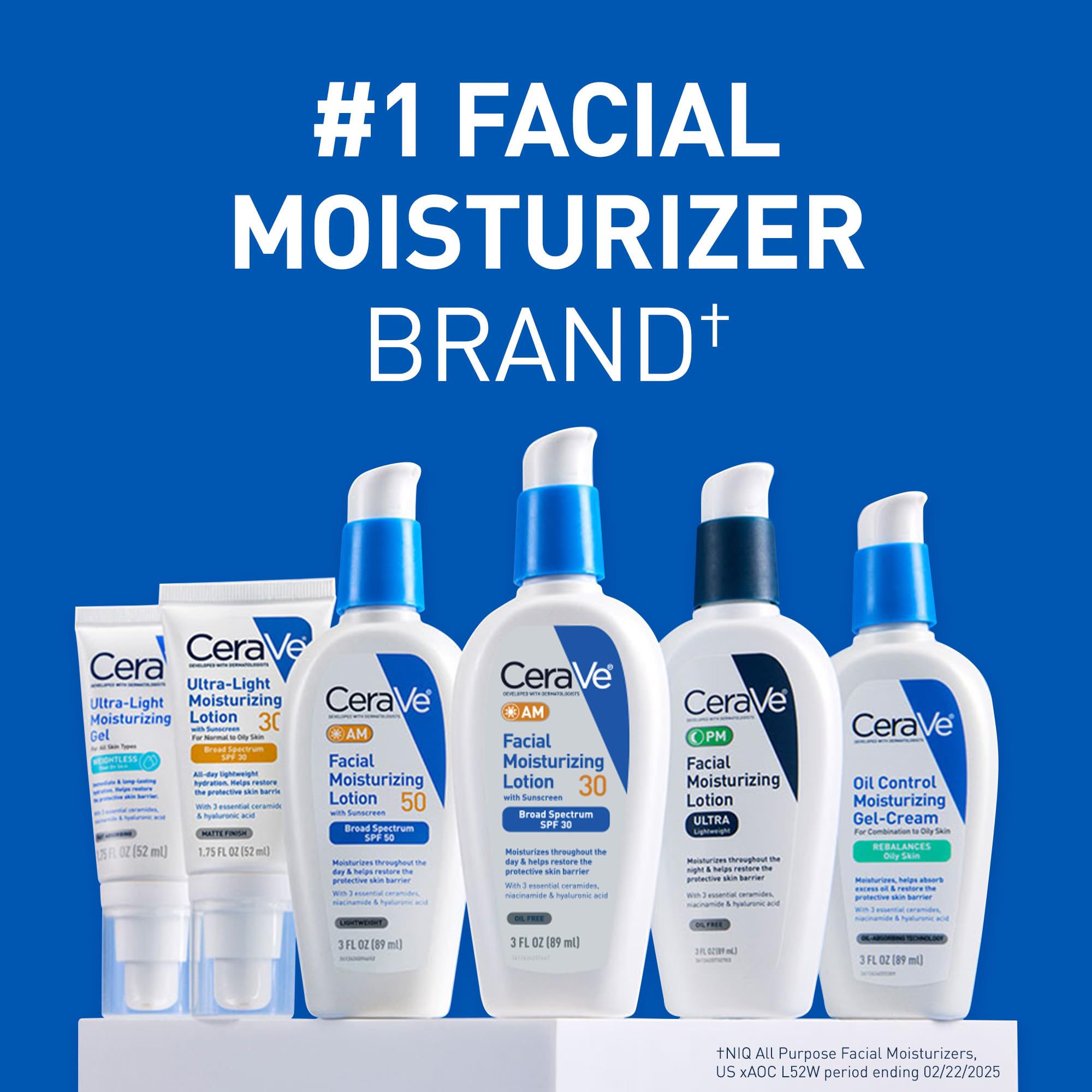 CeraVe AM Facial Moisturizing Lotion with SPF 30, Oil-Free Face Moisturizer with SPF, Formulated with Hyaluronic Acid, Niacinamide & Ceramides, Non-Comedogenic, Broad Spectrum Sunscreen in Pakistan