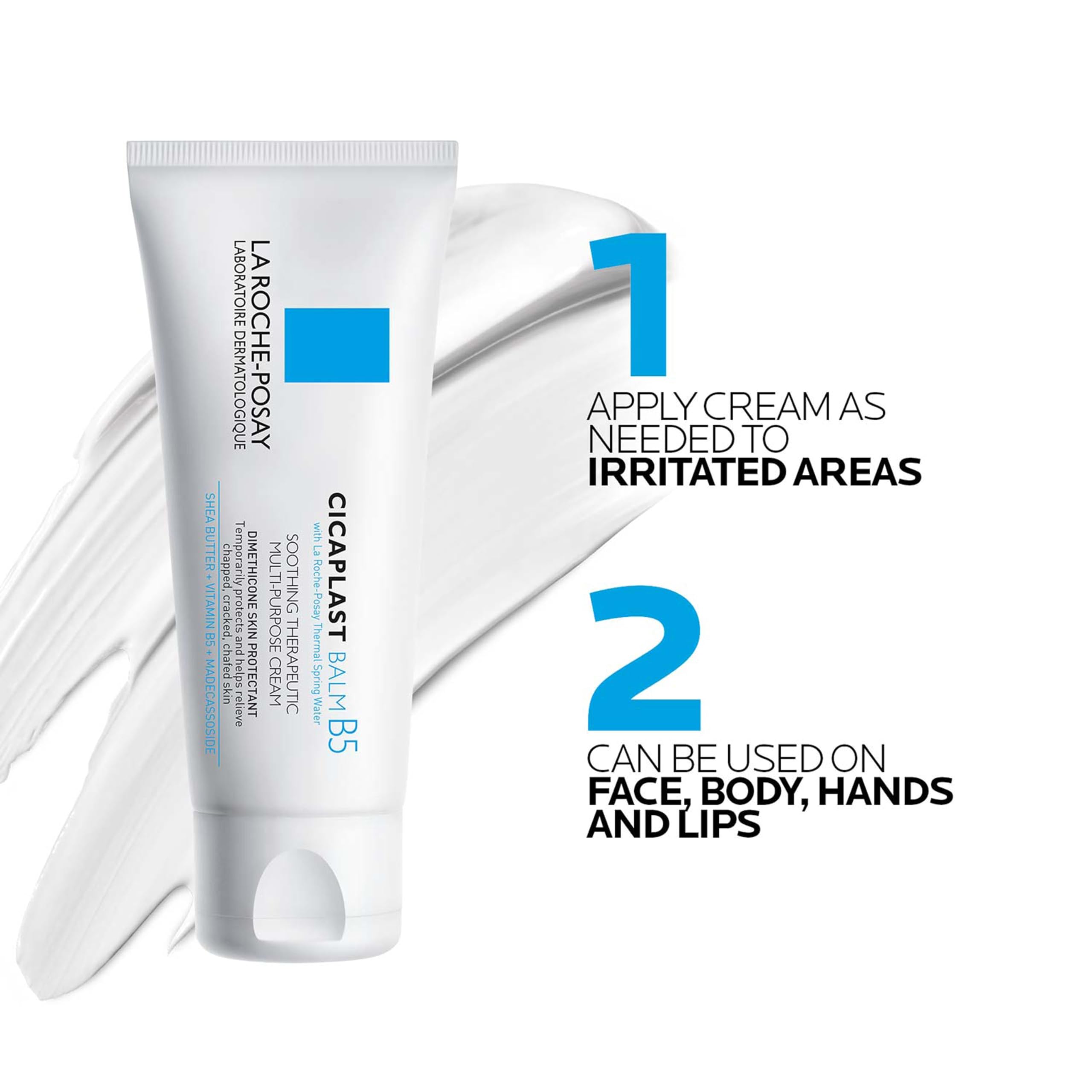 La Roche-Posay Cicaplast Balm B5, Healing Ointment and Soothing Therapeutic Multi Purpose Cream for Dry & Irritated Skin, Body and Hand Balm, Baby Safe, Fragrance Free in Pakistan