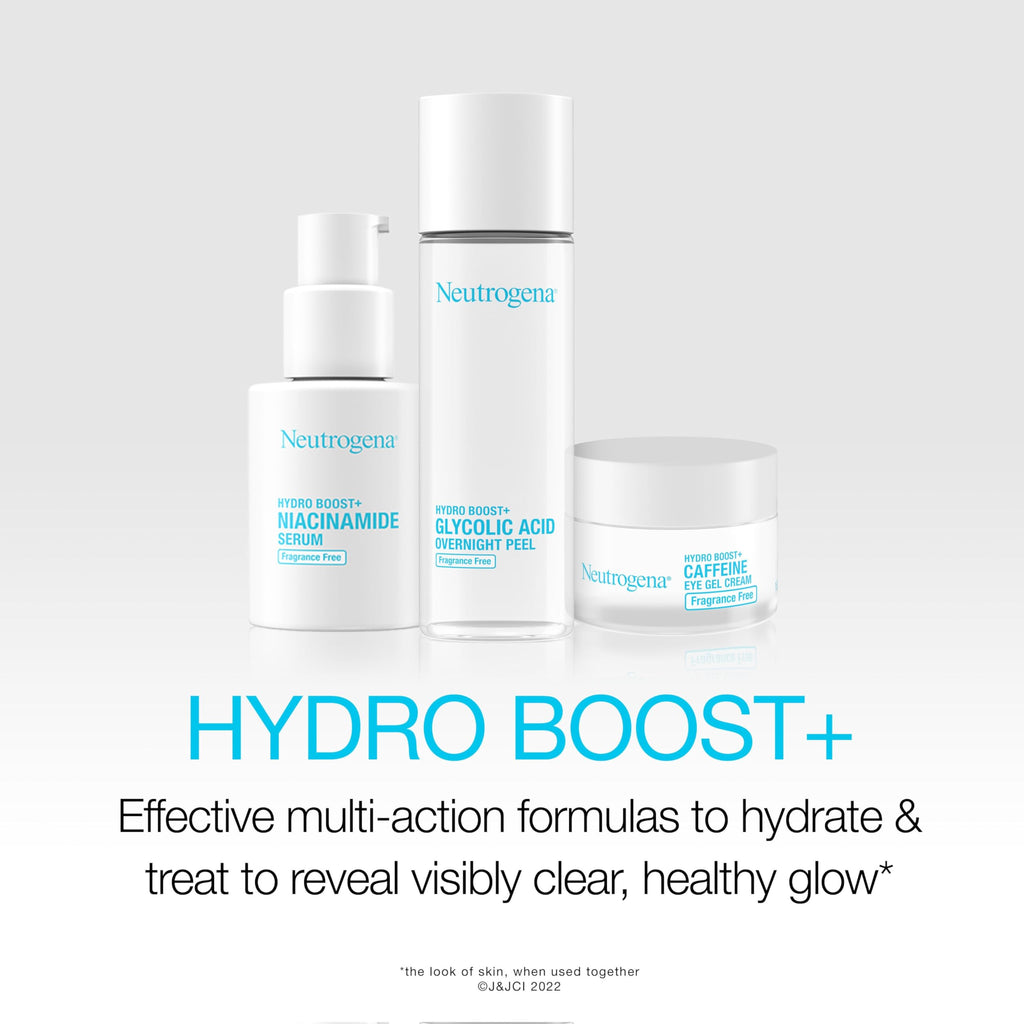 Neutrogena Hydro Boost + Eye Cream for Dark Circles & Puffiness, Under Eye Cream with Caffeine, Hyaluronic Acid and Peptides, Fragrance Free in Pakistan