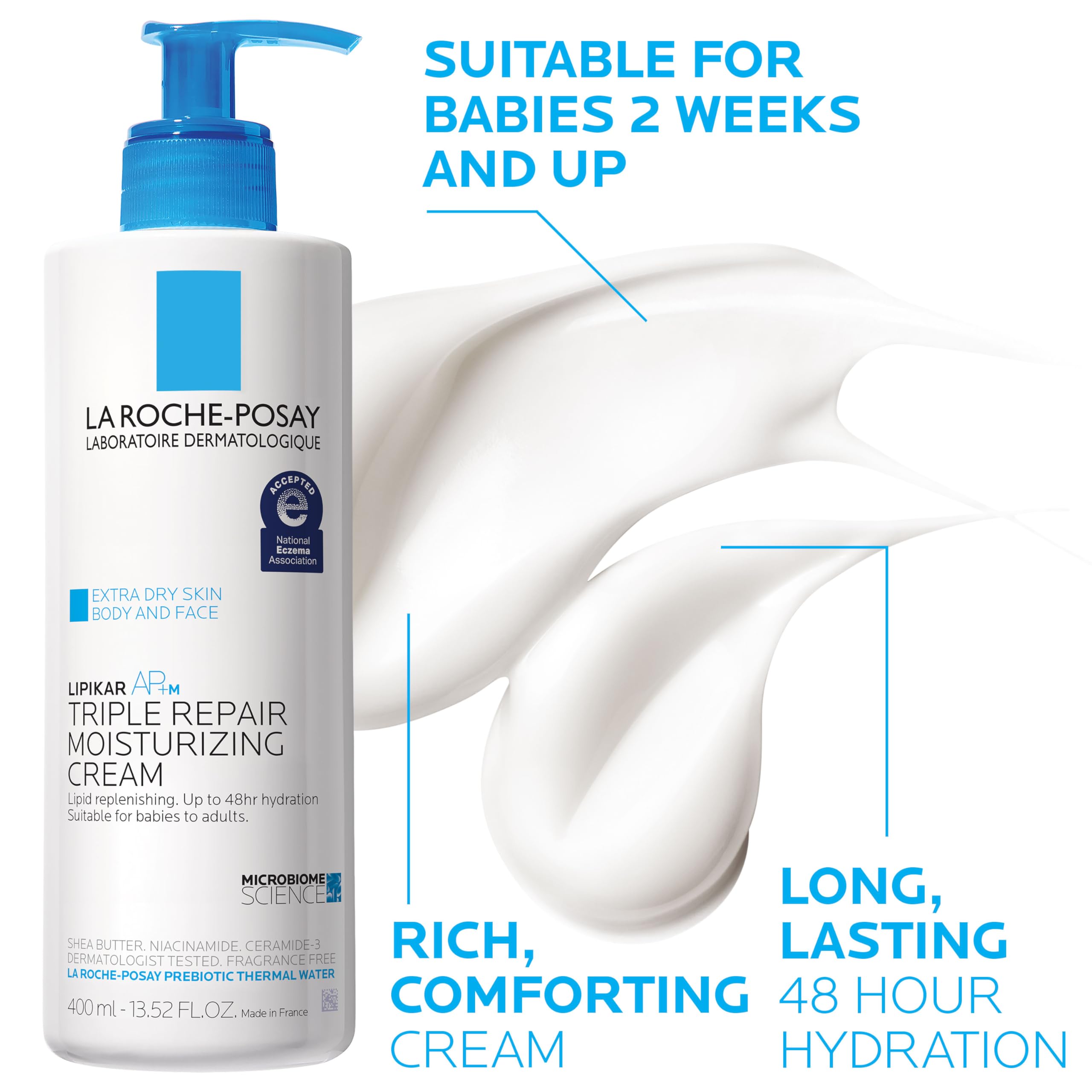 La Roche-Posay Lipikar Skin Care Set, Triple Repair Moisturizing Cream & Foaming Cleansing Oil, Body Lotion & Cleanser Formulated with Shea Butter, Long Lasitng Hydration, Fragrance Free in Pakistan