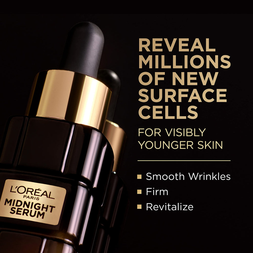 L'Oreal Paris Age Perfect Anti-Aging Midnight Face Serum, Reduce Wrinkles 1oz + Eye Cream Sample in Pakistan
