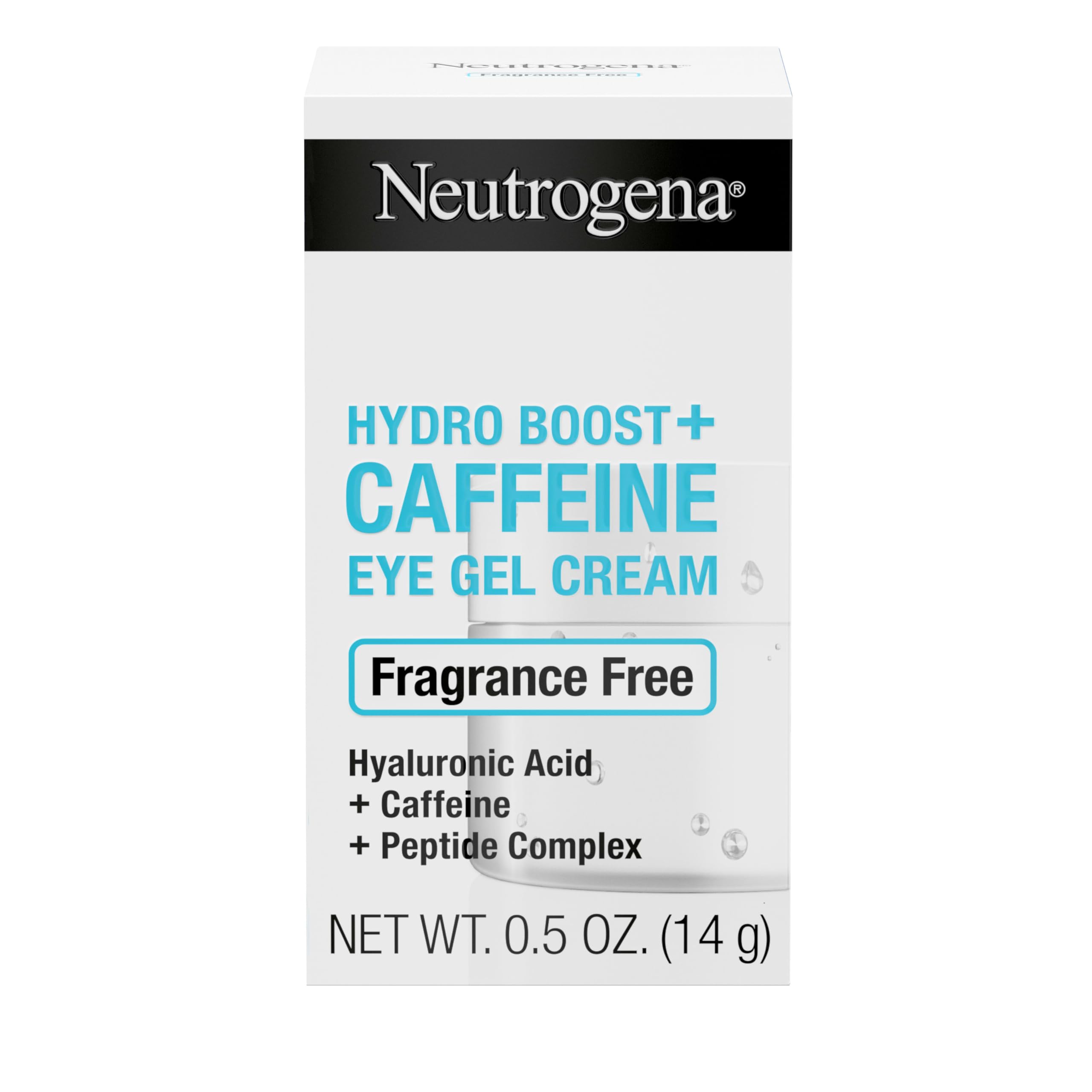 Neutrogena Hydro Boost + Eye Cream for Dark Circles & Puffiness, Under Eye Cream with Caffeine, Hyaluronic Acid and Peptides, Fragrance Free in Pakistan