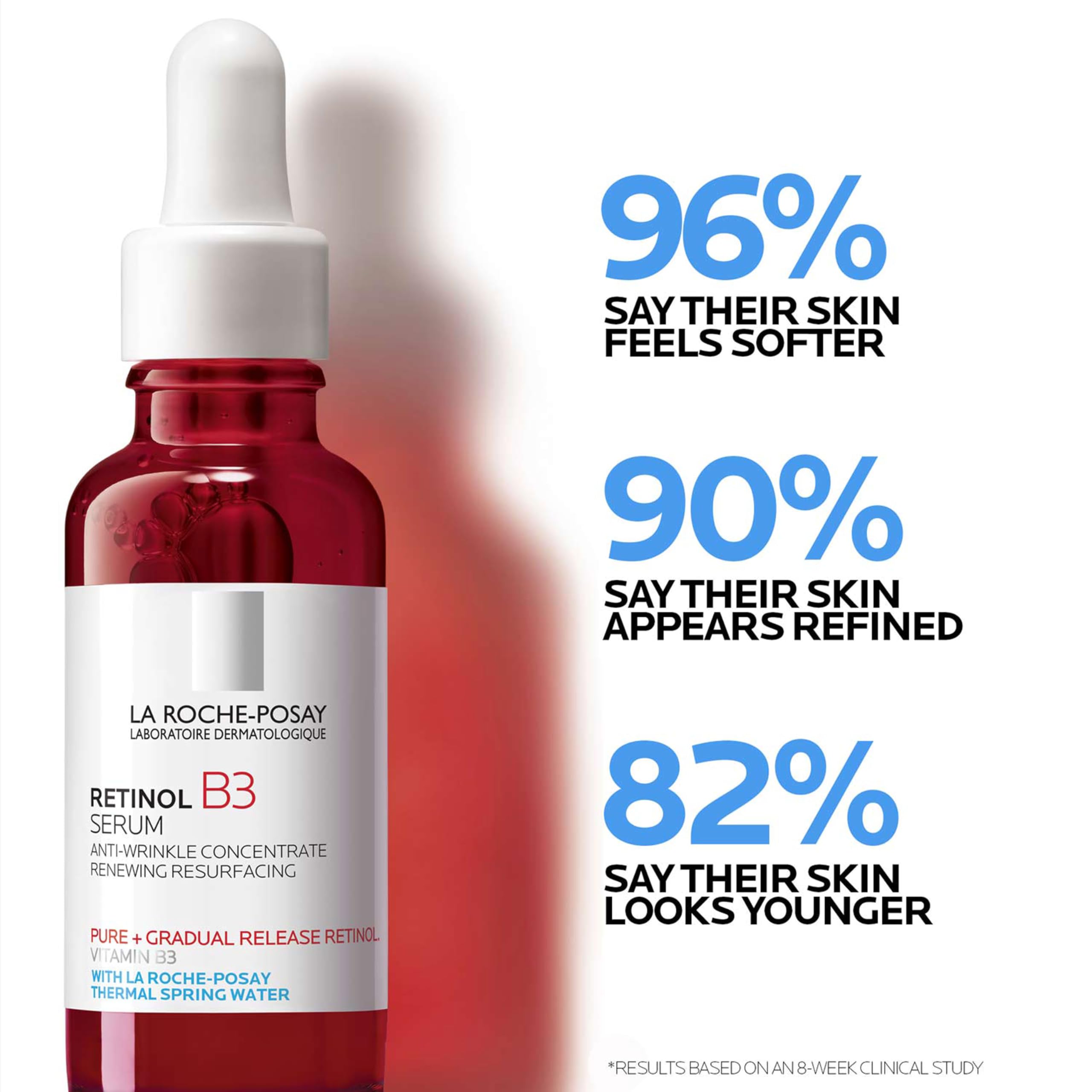 Bundle of La Roche-Posay Pure 10% Vitamin C Serum+ La Roche-Posay Pure Retinol Face Serum for Lines, Wrinkles & Premature Sun Damage to Resurface & Hydrate, Suitable for Sensitive Skin in Pakistan