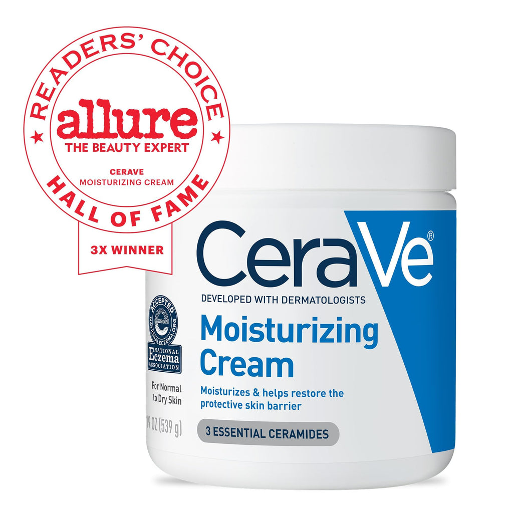 CeraVe Moisturizing Cream, Body and Face Moisturizer for Dry Skin, Body Cream with Hyaluronic Acid and Ceramides, Daily Moisturizer, Oil-Free, Fragrance Free, Non-Comedogenic in Pakistan