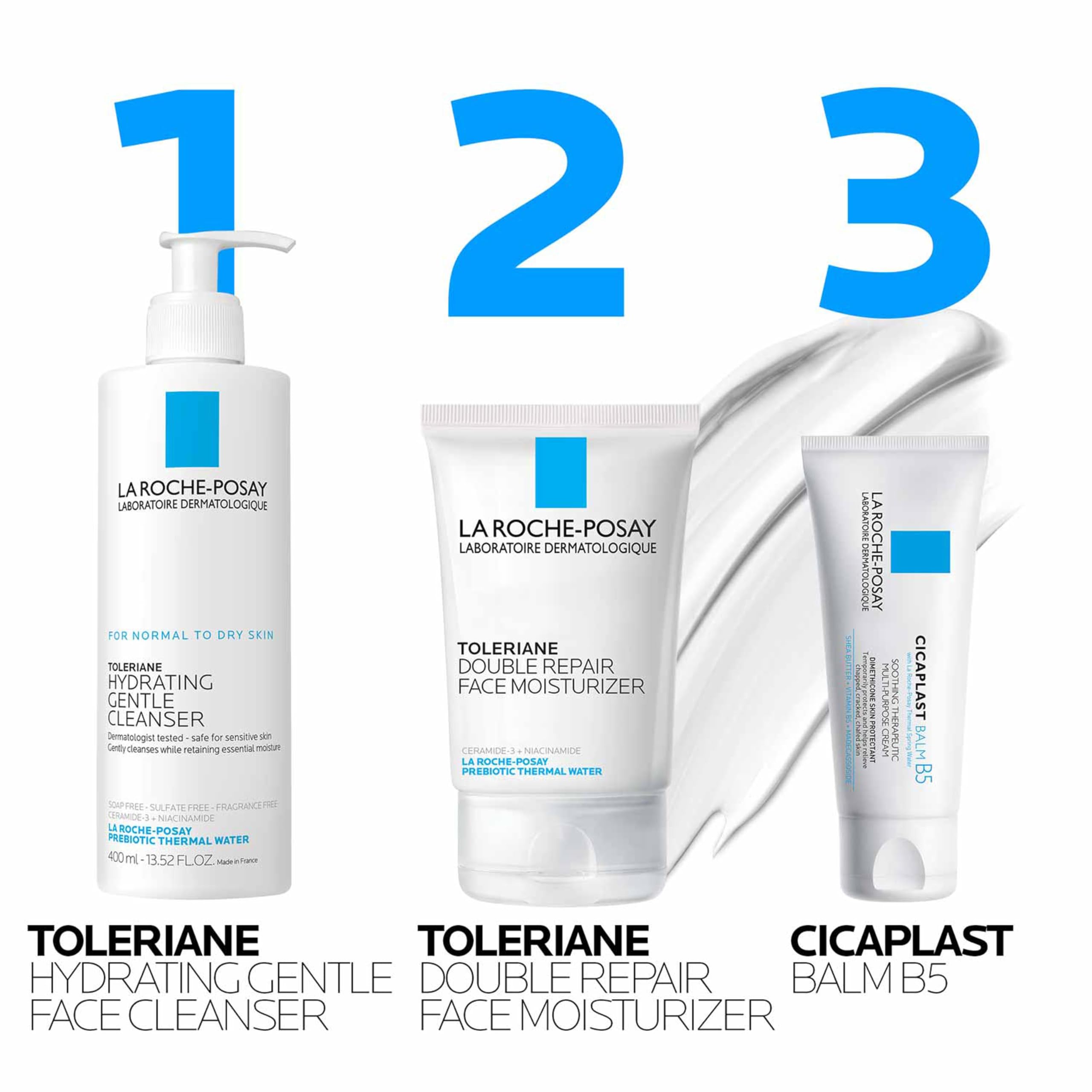La Roche-Posay Cicaplast Balm B5, Healing Ointment and Soothing Therapeutic Multi Purpose Cream for Dry & Irritated Skin, Body and Hand Balm, Baby Safe, Fragrance Free in Pakistan