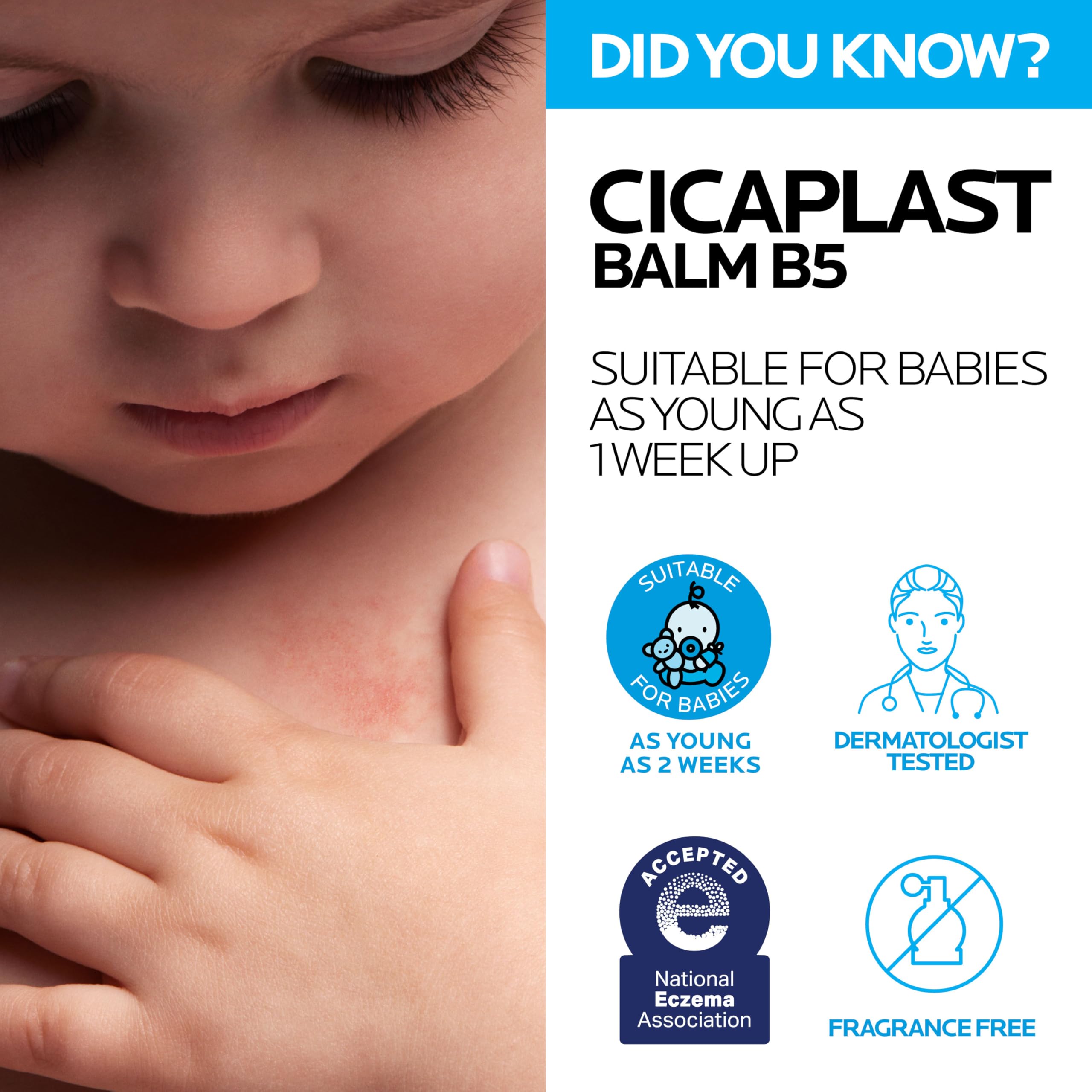 La Roche-Posay Cicaplast Balm B5, Healing Ointment and Soothing Therapeutic Multi Purpose Cream for Dry & Irritated Skin, Body and Hand Balm, Baby Safe, Fragrance Free in Pakistan