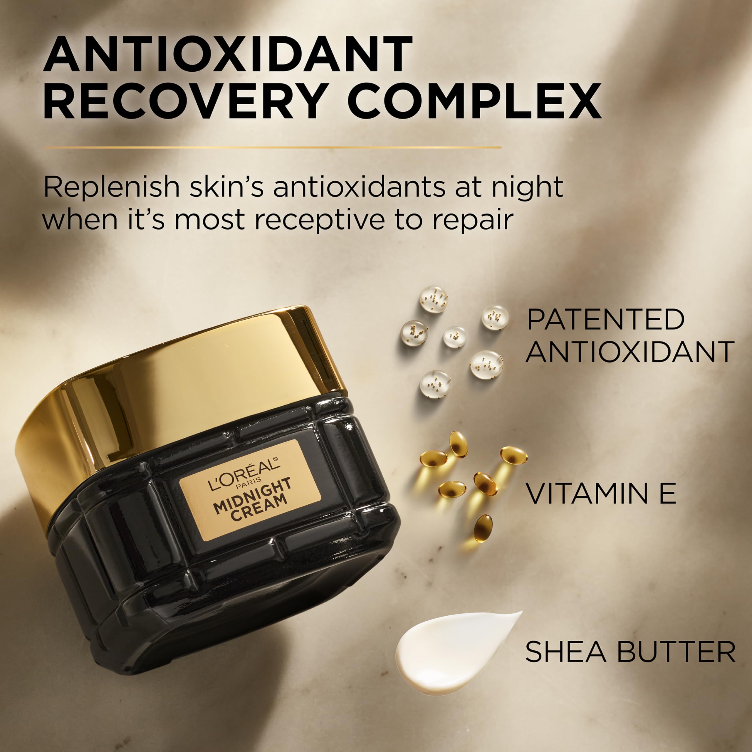 L'Oreal Paris Age Perfect Anti-Aging Midnight Cream, Face Moisturizer to Reduce Wrinkles and Firm Skin, 1.7oz + Serum Sample in Pakistan