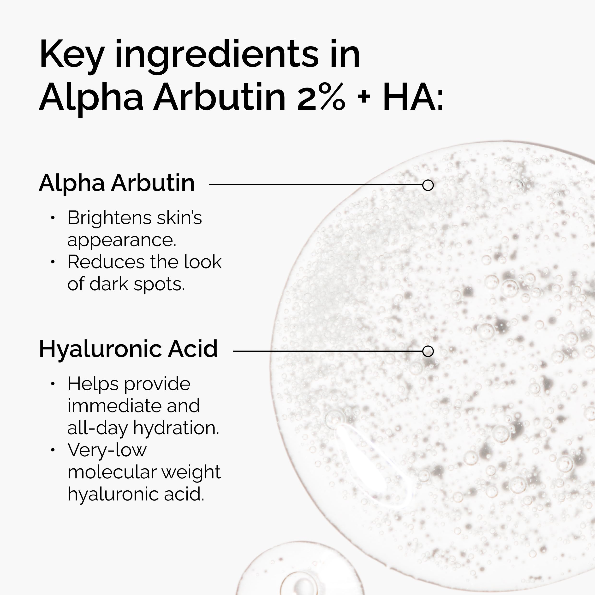 The Ordinary Alpha Arbutin 2% + Hyaluronic Acid, Brightens Skin and Targets Dark Spots in Pakistan