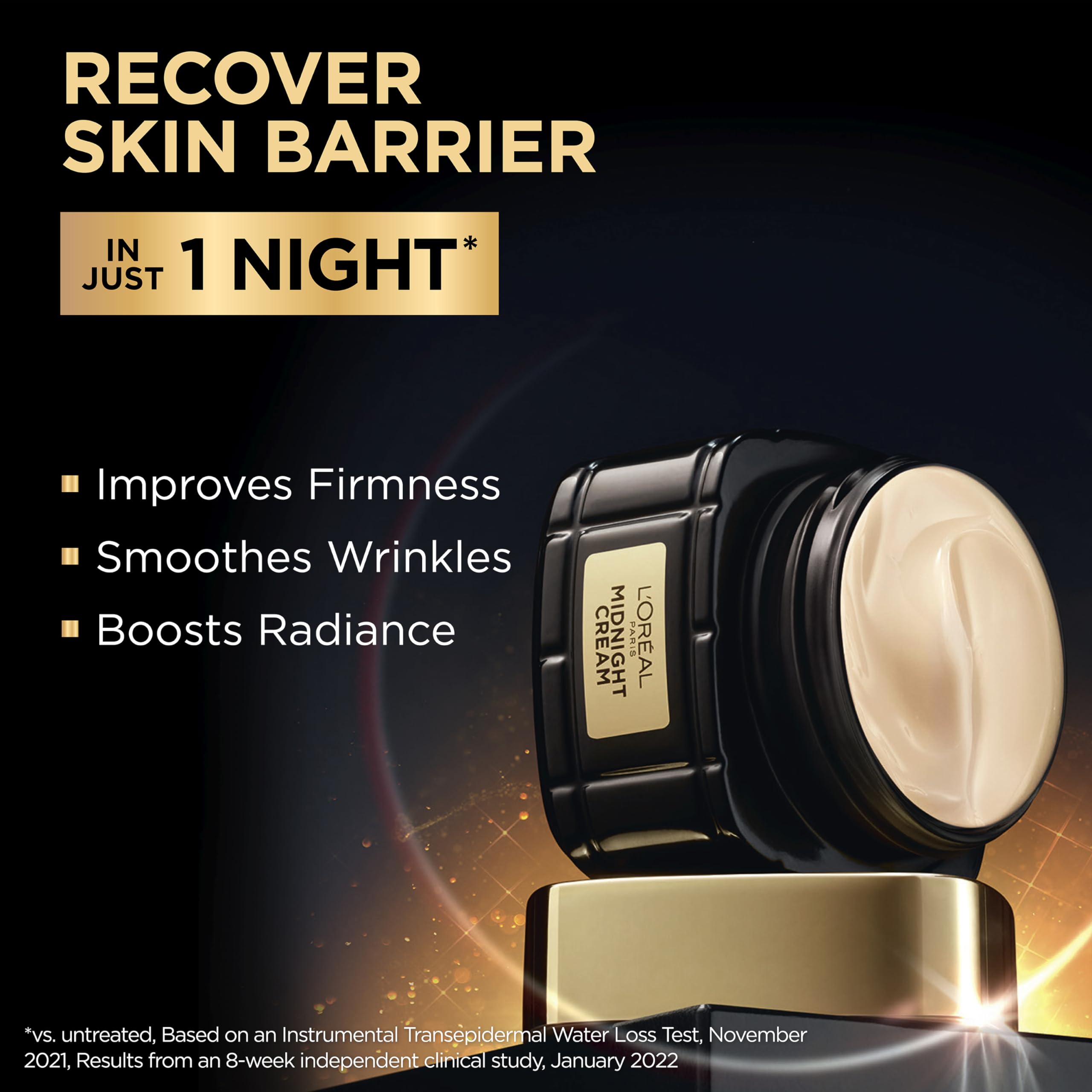 L'Oreal Paris Age Perfect Anti-Aging Midnight Cream, Face Moisturizer to Reduce Wrinkles and Firm Skin, 1.7oz + Serum Sample in Pakistan