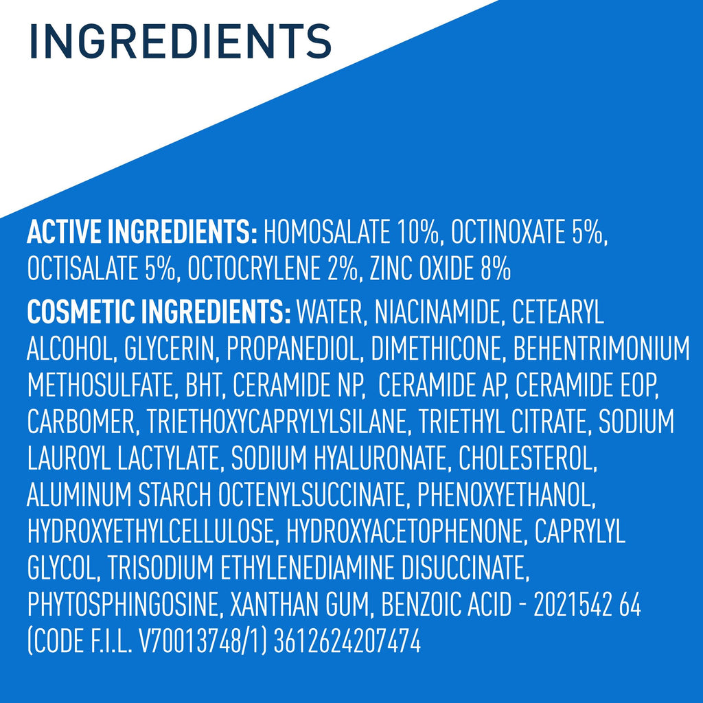 CeraVe AM Facial Moisturizing Lotion with SPF 30, Oil-Free Face Moisturizer with SPF, Formulated with Hyaluronic Acid, Niacinamide & Ceramides, Non-Comedogenic, Broad Spectrum Sunscreen in Pakistan