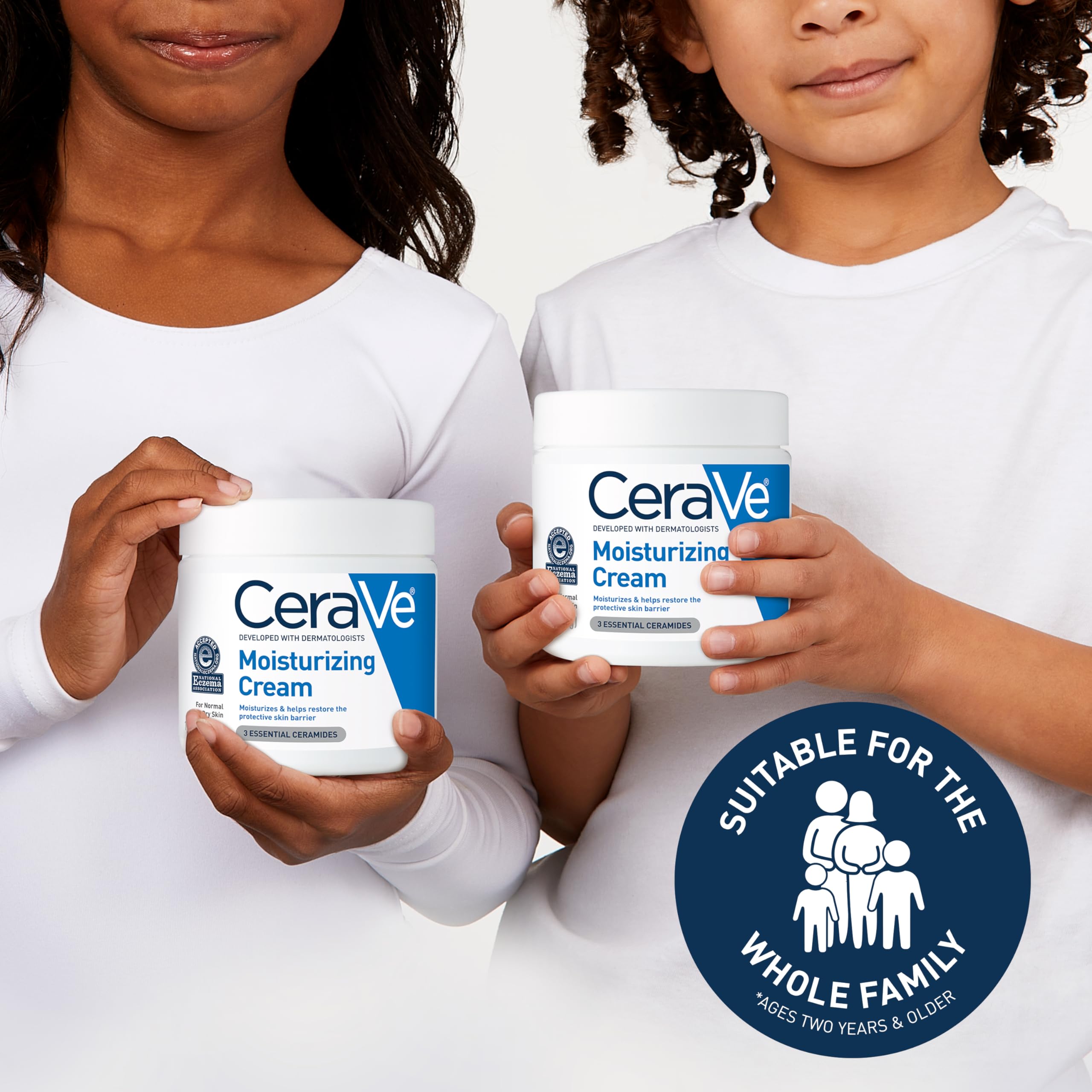 CeraVe Moisturizing Cream, Body and Face Moisturizer for Dry Skin, Body Cream with Hyaluronic Acid and Ceramides, Daily Moisturizer, Oil-Free, Fragrance Free, Non-Comedogenic in Pakistan