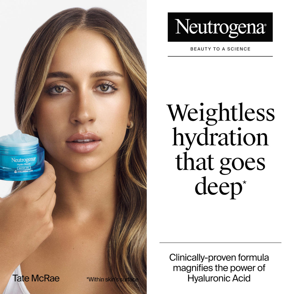 Neutrogena Hydro Boost Water Gel, 24 Hr Hydration for Normal/Oily Skin, Signature Fragrance, Face Moisturizer with Hyaluronic Acid, Skin Care for Juicy, Deeply Hydrated Skin in Pakistan