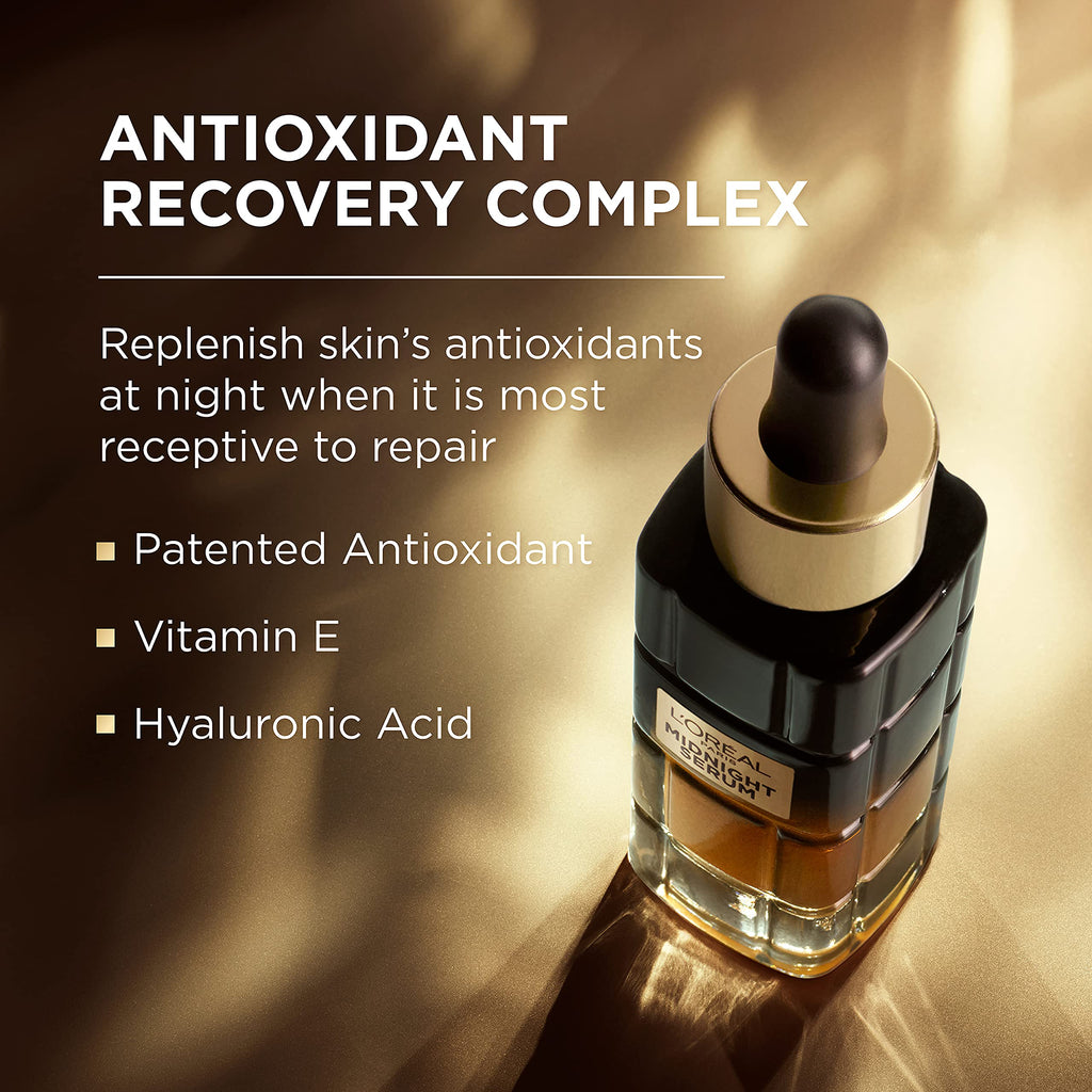 L'Oreal Paris Age Perfect Anti-Aging Midnight Face Serum, Reduce Wrinkles 1oz + Eye Cream Sample in Pakistan