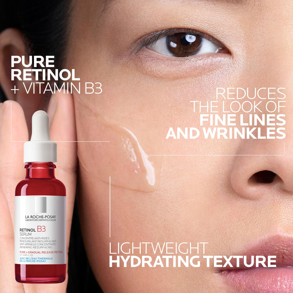 Bundle of La Roche-Posay Pure 10% Vitamin C Serum+ La Roche-Posay Pure Retinol Face Serum for Lines, Wrinkles & Premature Sun Damage to Resurface & Hydrate, Suitable for Sensitive Skin in Pakistan