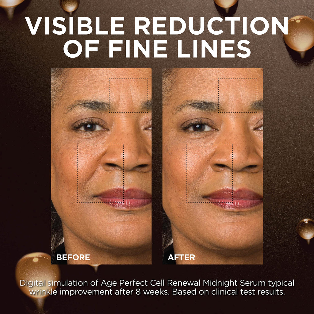 L'Oreal Paris Age Perfect Anti-Aging Midnight Face Serum, Reduce Wrinkles 1oz + Eye Cream Sample in Pakistan
