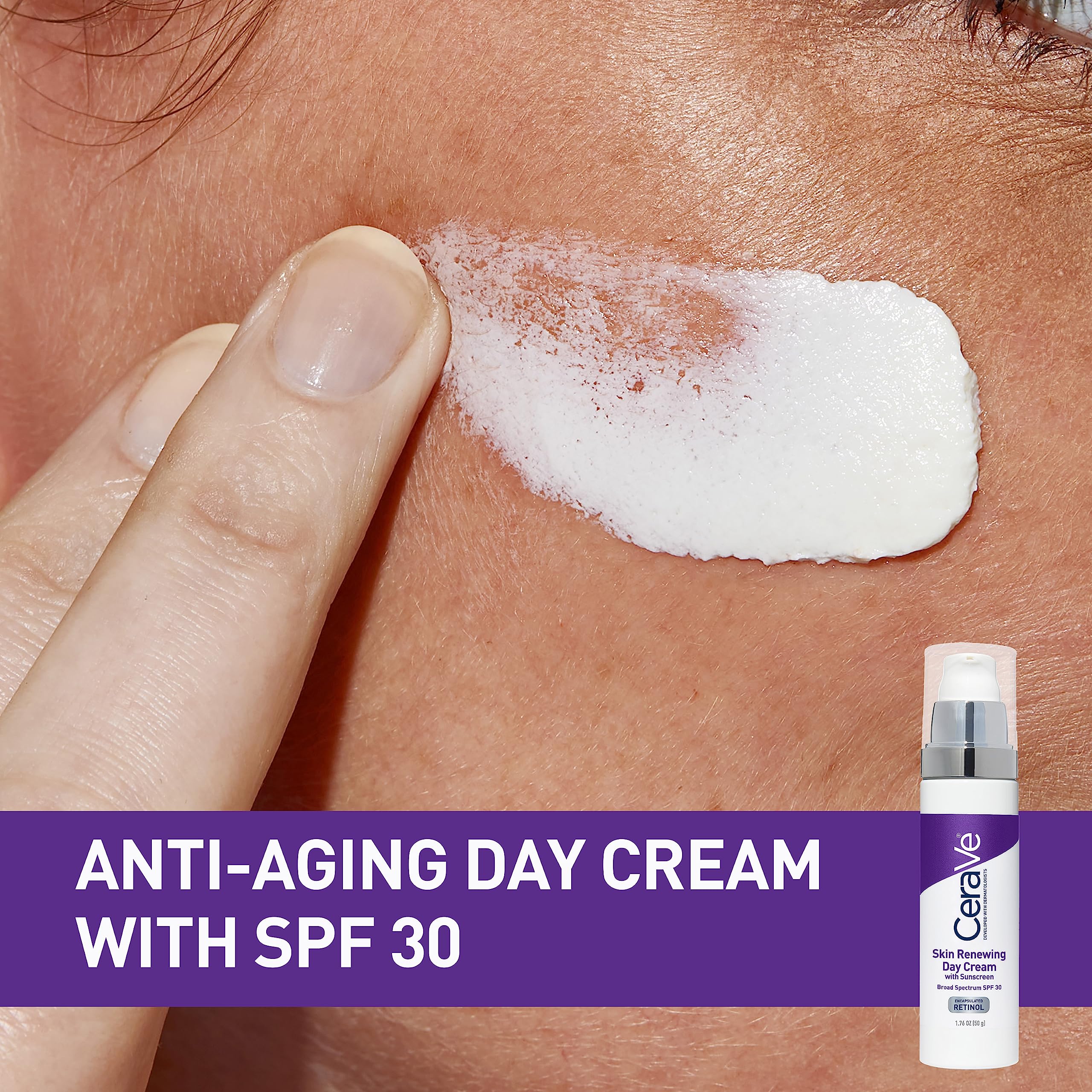 CeraVe Anti-Aging Face Cream SPF 30, Anti-Wrinkle Retinol Cream with Hyaluronic Acid and Ceramides in Pakistan